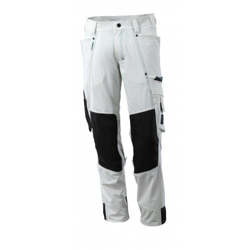 Mascot ADVANCED Trousers with kneepad pockets - White