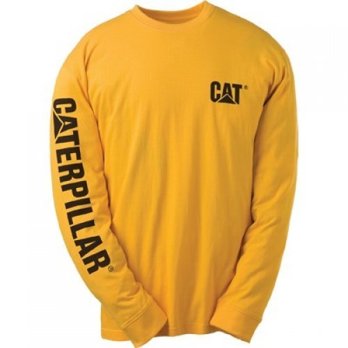 CAT 1510034 Trademark Banner LS T-Shirt