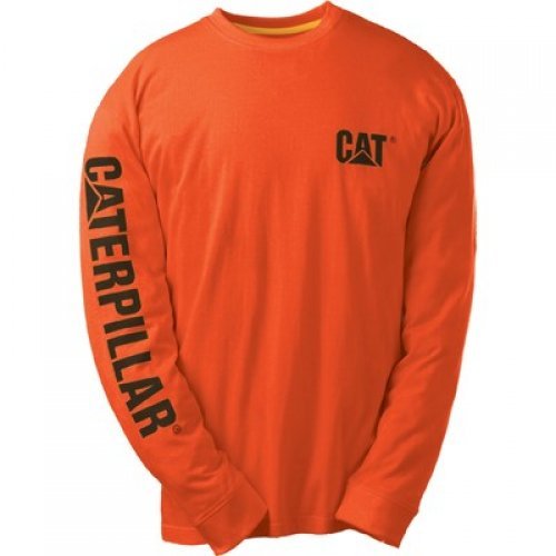 CAT 1510034 Trademark Banner LS T-Shirt