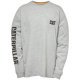 CAT 1510034 Trademark Banner LS T-Shirt