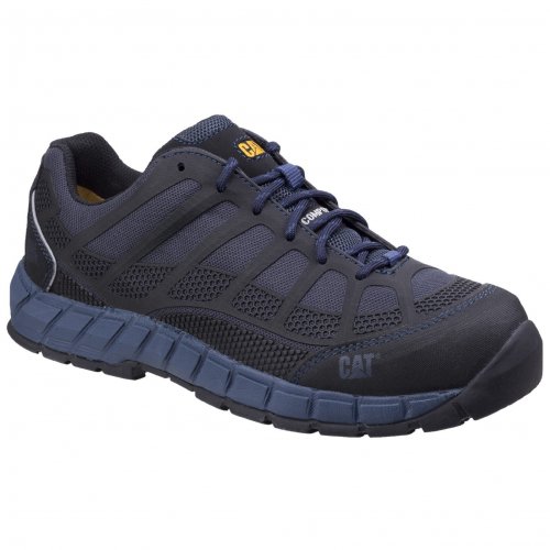 CAT Streamline Blue Nite Safety Trainers