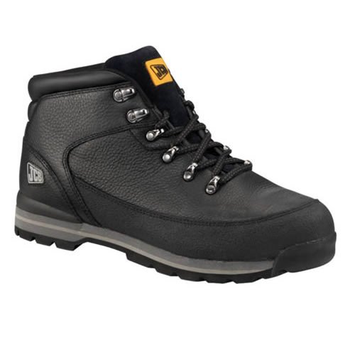 JCB 3CX Safety Boots Boots Black With Steel Toe Caps Midsole