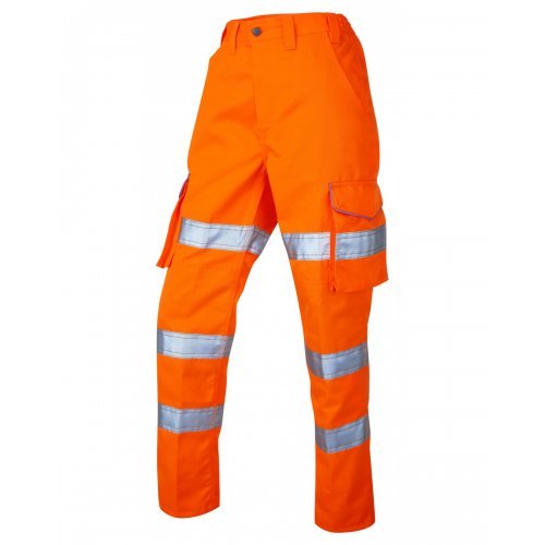 Leo Workwear Pennymoor Class 2 GO/RT Orange Ladies Cargo Trousers