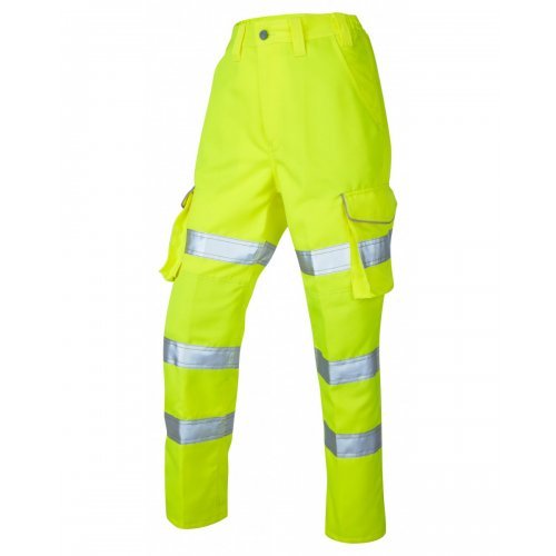 Leo Workwear Pennymoor Class 2 Yellow Ladies Cargo Trousers