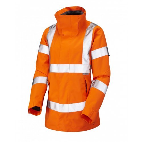Leo Workwear Rosemoor Class 3 GO/RT Orange Ladies Breathable Jacket