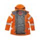 Leo Workwear Rosemoor Class 3 GO/RT Orange Ladies Breathable Jacket