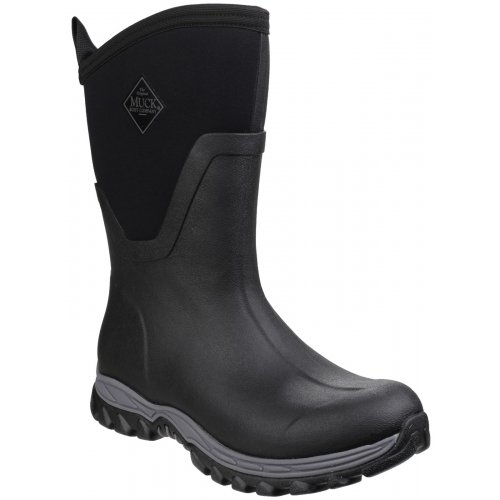 Muck Boots Arctic Sport Mid Wellington Waterproof  Muckboots Ladies Black