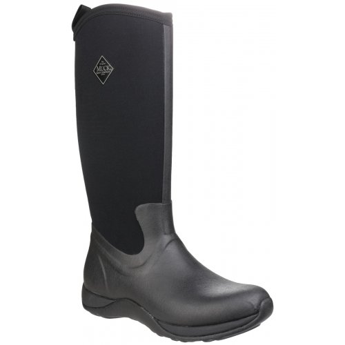Muck Boots Arctic Adventure Black Ladies Wellingtons