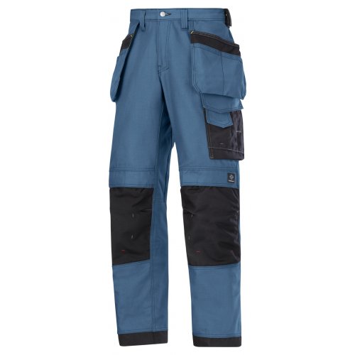 Snickers 3214 Craftsmen Ocean/Black Holster Pocket Trousers