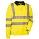 Cofra Highway High Visibility Long Sleeve Polo Shirt