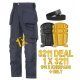 Snickers 3211 Kit Inc 9110 Kneepads & A PTD Belt