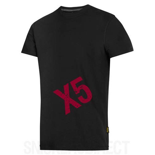 Snickers 2502 Classic T-Shirt x5