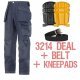 Snickers 3214 Trousers Plus Snickers 9110 Kneepads & PTD Belt