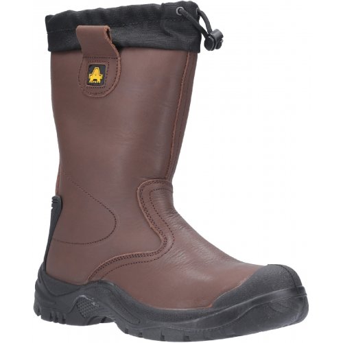 Amblers FS245 Brown Pull On Safety Rigger Boots